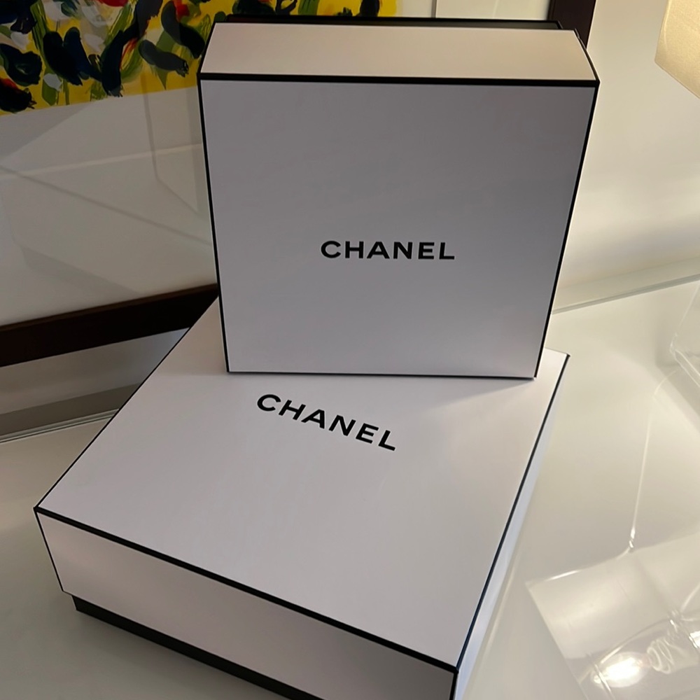 2 authentic Chanel boxes in perfect condition